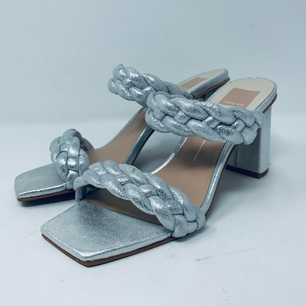 DOLCE VITA (SILVER) PAILEY SANDALS SZ9